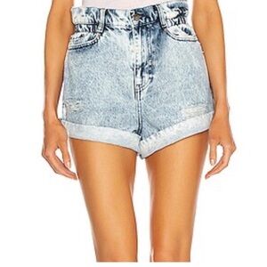 Retrofête Women's Blue Denim Shorts